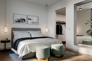 Large walk-in closets